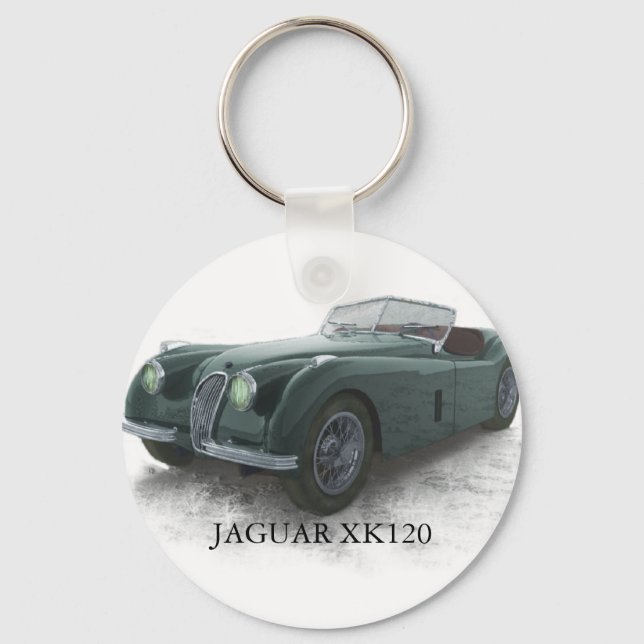 JAGUAR XK 120 SCHLÜSSELANHÄNGER (Vorderseite)