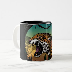 Jaguar Zweifarbige Tasse