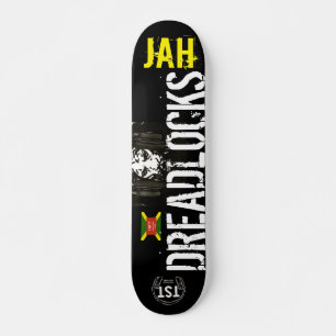 JAH DREADLOCKS Skateboard, 7¾ Zoll Deck Skateboard