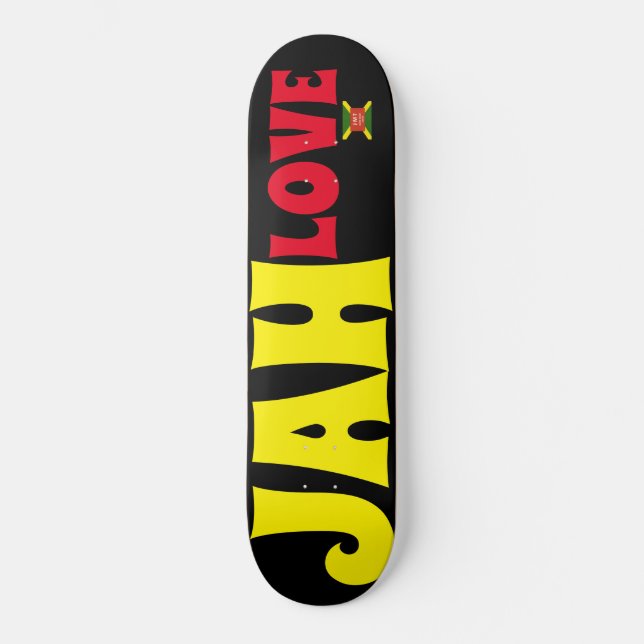JAH LOVE Skateboard (Vorderseite)