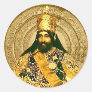 Jah Rastafari Autocollant Selassie I Rasta Reggae