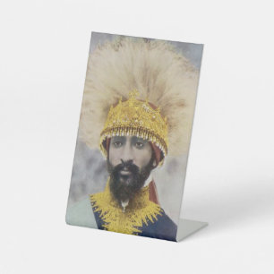 Jah Rastafari Haile Selassie Rasta Reggae Roots Sockelschild