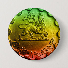 Jah Rastafari Lion von Judah Buttons