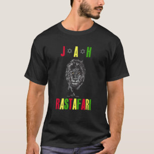 Jah Rastafari Lion von Judah Rasta Äthiopian T Shi T-Shirt
