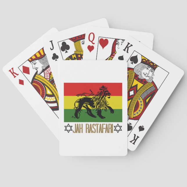 Jah Rastafari Spielkarten (Rückseite)