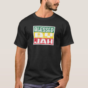 Jah segne Rasta Raggae Ragga Wurzeln Gott Rasta T-Shirt