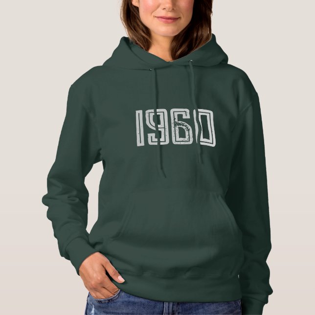 Jahr 1960: Geburtstagsfrau Hoodie (Vorderseite)