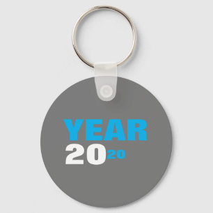 Jahr 2020 Button-Schlüsselanhänger Schlüsselanhänger
