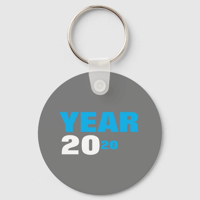 Jahr 2020 Button-Schlüsselanhänger Schlüsselanhänger (Vorderseite)