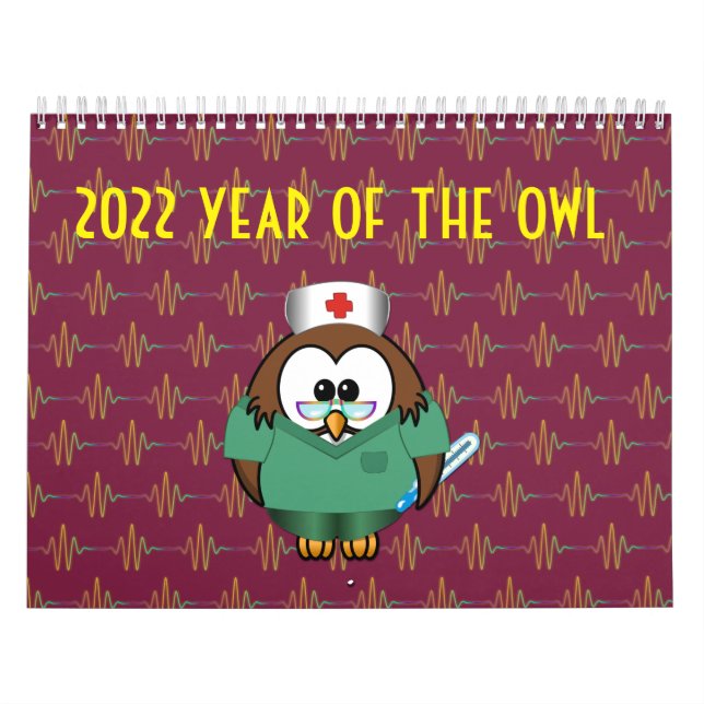 Jahr 2022 des Eule-Kalenders Kalender (Titelbild)