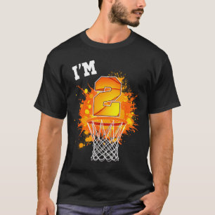 Jahr alter Basketballliebhaber 2. Thema 2 Witz T-Shirt