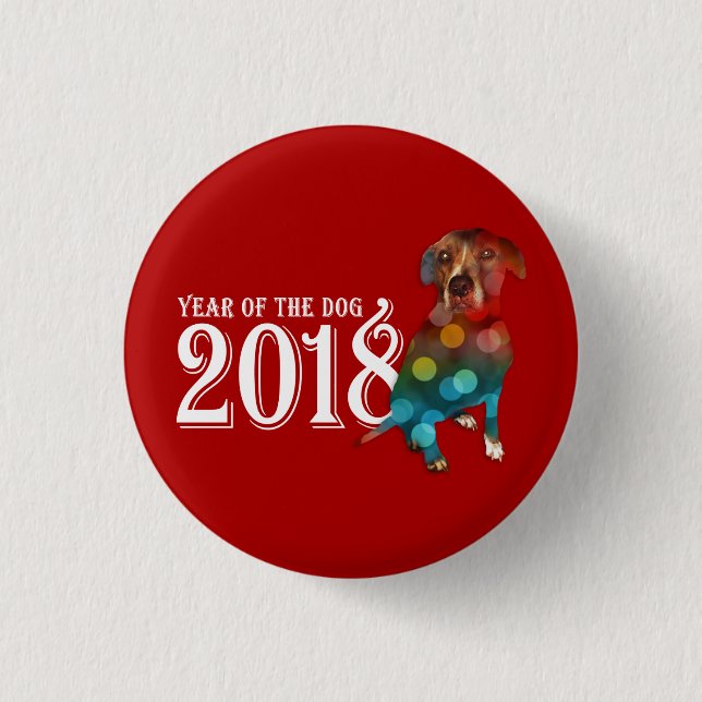 Jahr der doppelten Belichtung des Hund2018 Button (Vorderseite)