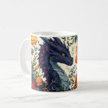 Jahr der Drachencoffe-Tasse mit Drachen