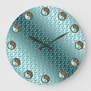 Jahr der Erdschlange Große Wanduhr