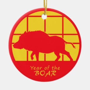 Jahr der Frau Keramik Ornament