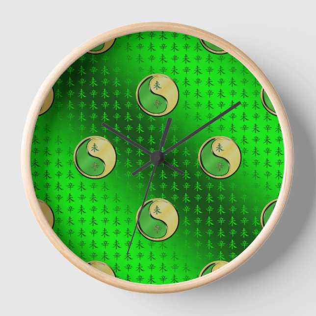 Jahr der Metallziege Uhr (Vorderseite)