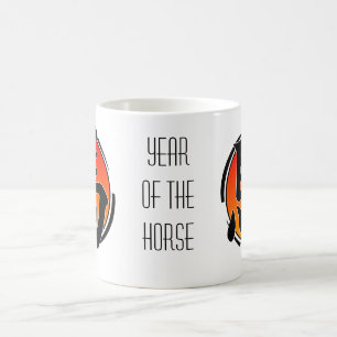 Jahr der PferdeTasse Kaffeetasse