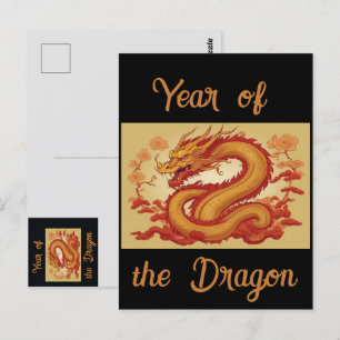 Jahr der Postkarte des Drachen