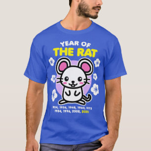 Jahr der Rat 2020 Frohes chinesisches Zodiac Neues T-Shirt