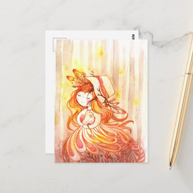 Jahr der Ratte- DNM-Postkarten Postkarte (Vorderseite/Rückseite Beispiel)