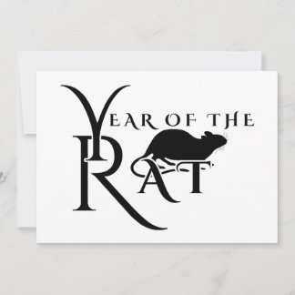 Jahr der Ratte Einladung