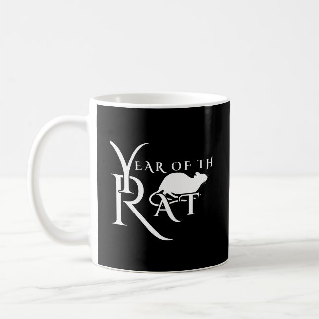 Jahr der Ratte Kaffeetasse (Links)
