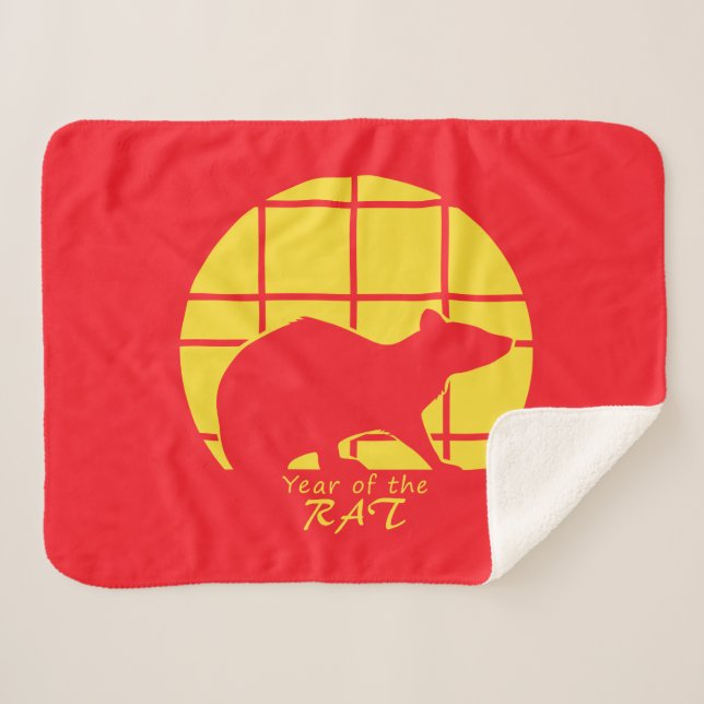 Jahr der Ratte Sherpadecke (Vorderseite (Horizontal))