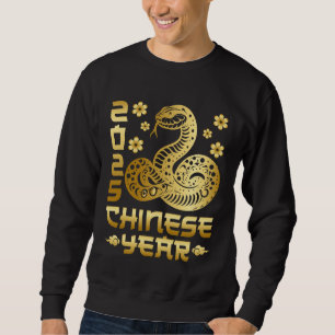 Jahr der Schlange 2025 Chinesisch Zodiac 2025 Sweatshirt