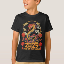 Jahr der Schlange 2025 - Chinesische Zodiakschlang T-Shirt