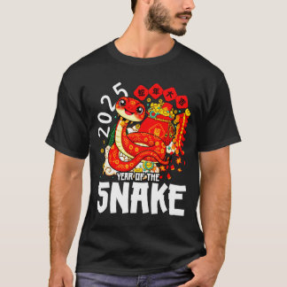 Jahr der Schlange 2025 Chinesisches Neujahr 2025 R T-Shirt