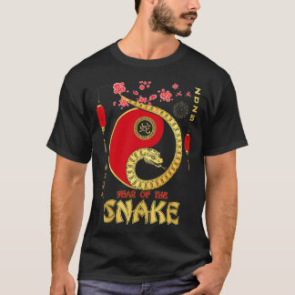 Jahr der Schlange 2025 Lunar Neujahr Chinesisch T-Shirt