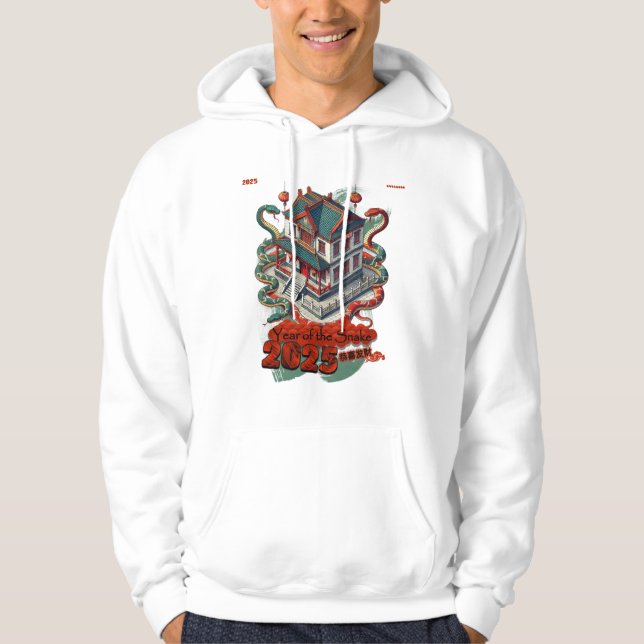 Jahr der Schlange: Chinesisches Neujahr 2025 #09 Hoodie (Vorderseite)