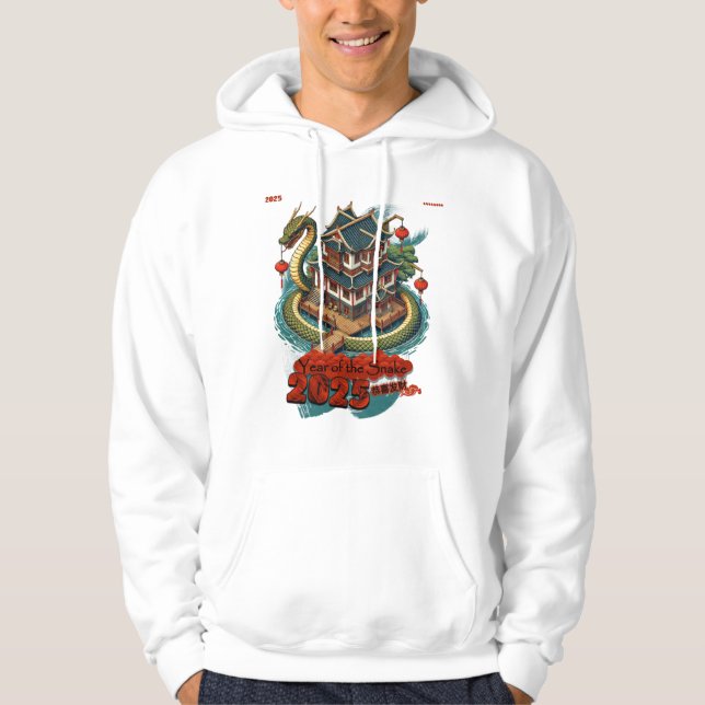 Jahr der Schlange: Chinesisches Neujahr 2025 #10 Hoodie (Vorderseite)