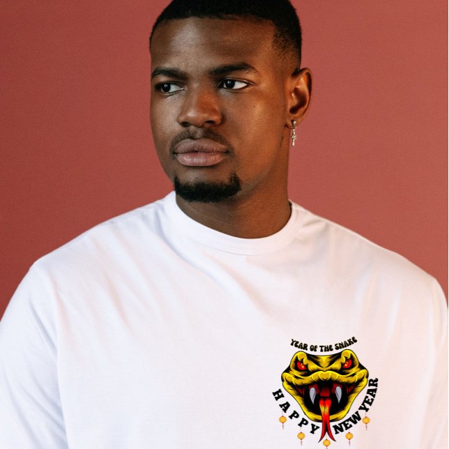 Jahr der Schlange Chinesisches Neujahr T-Shirt (Von Creator hochgeladen)