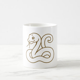 JAHR DER SCHLANGE KAFFEETASSE