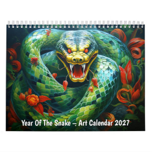 Jahr der Schlange – Kunstkalender 20XX Kalender