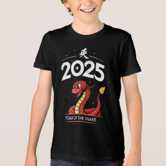 Jahr der Schlange Lunar Neujahr Chinesisches Neuja Tri-Blend Shirt