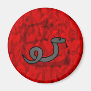 Jahr der Schlange Magnet