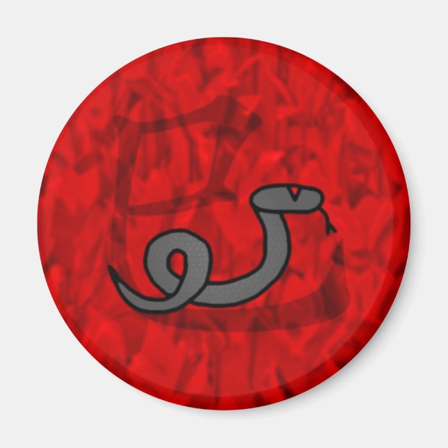 Jahr der Schlange Magnet (Vorne)