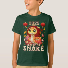 Jahr der Schlange - Neues Jahr 2025 in China T-Shirt