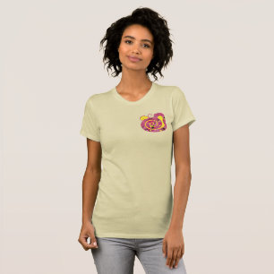 Jahr der Schlange, Schlange aus roter Blume T-Shirt