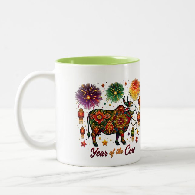 Jahr der Tasse der Kühe (Links)