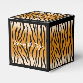 Jahr der Tiger-Design-Begünstigungsbox Geschenkschachtel