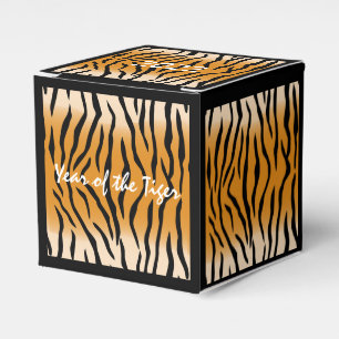 Jahr der Tiger-Design-Begünstigungsbox Geschenkschachtel