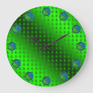 Jahr der Wasserziege Große Wanduhr