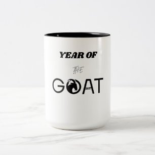 Jahr der Ziege 2027 Zweifarbige Tasse