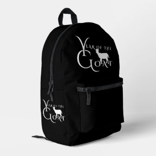 Jahr der Ziege Bedruckter Rucksack