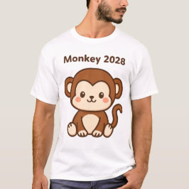 Jahr des Affen 2028 T-Shirt