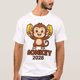 Jahr des Affen 2028 T-Shirt