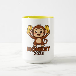 Jahr des Affen 2028 Tasse